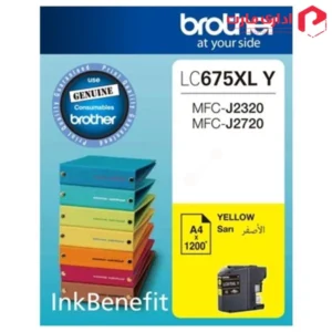 کارتریج جوهرافشان زرد برادر مدل LC675XLY