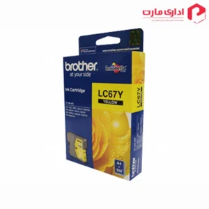 کارتریج جوهرافشان زرد برادر مدل LC67Y