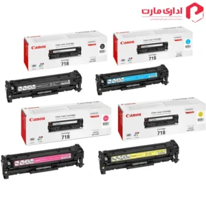 کیت کارتریج چهار رنگ لیزری کانن مدل 718