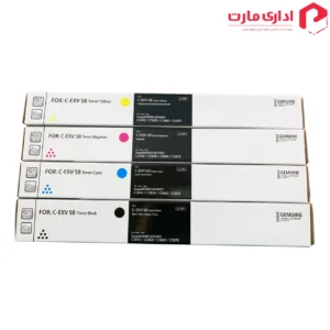 پک تونر لیزری 4 رنگ کانن مدل C-EXV 58
