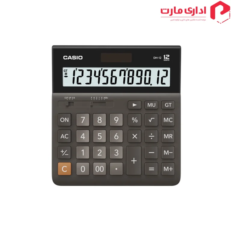 ماشین حساب کاسیو مدل DH-12-BK