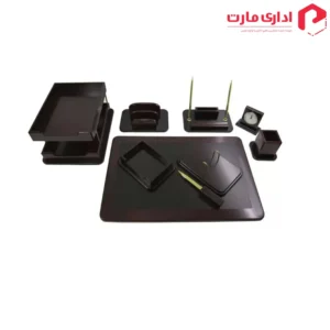 ست رو میزی مدیریتی 11 تیکه مشکی کد108B
