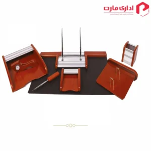 ست رو میزی اداری چوبی تیکه کد 0015