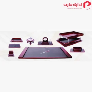 ست رو میزی اداری چوبی 10 تیکه کد 6001
