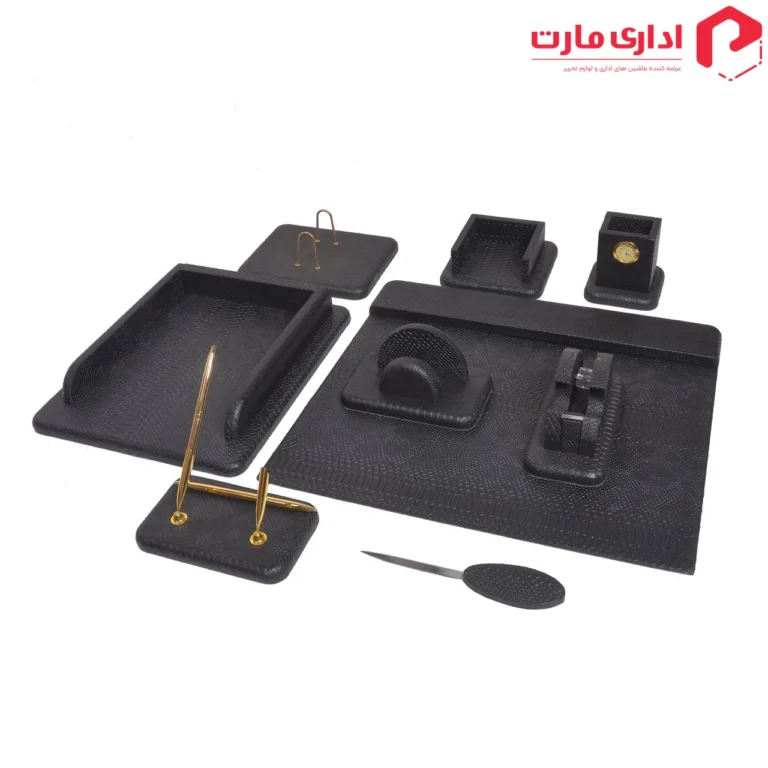 ست لوازم اداری رومیزی طرح پوست ماری کد 540