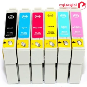 پک کارتریج جوهرافشان 6 رنگ اپسون مدل T080
