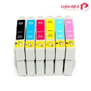 پک کامل کارتریج جوهرافشان 6 رنگ میوا اپسون مدل T081