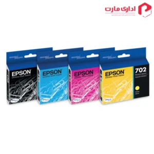 پک جوهر مخزن فابریک 4 رنگ اپسون مدل T702