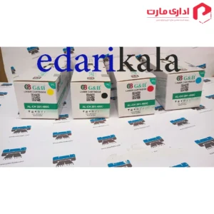 کیت چهاررنگ کارتریج تونر AL-CH201-400C جی اند بی