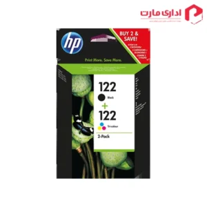 پک کارتریج جوهرافشان مشکی و رنگی اچ پی مدل 122