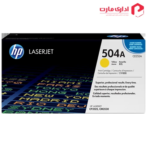 کارتریج لیزری اچ پی مدل 504A رنگ زرد CE252A