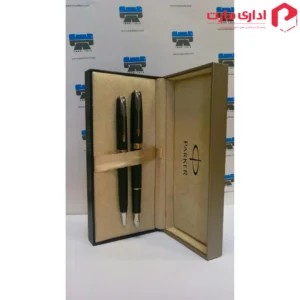 جفتی خودکار و خودنویس مدل سونت مات گیره سفید PARKER